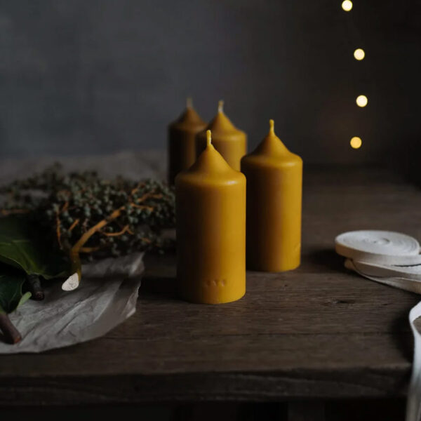 Small Big Beeswax Candle, OVO Things