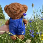 BORIS gehäkeltes Bärchen - Blue Overall