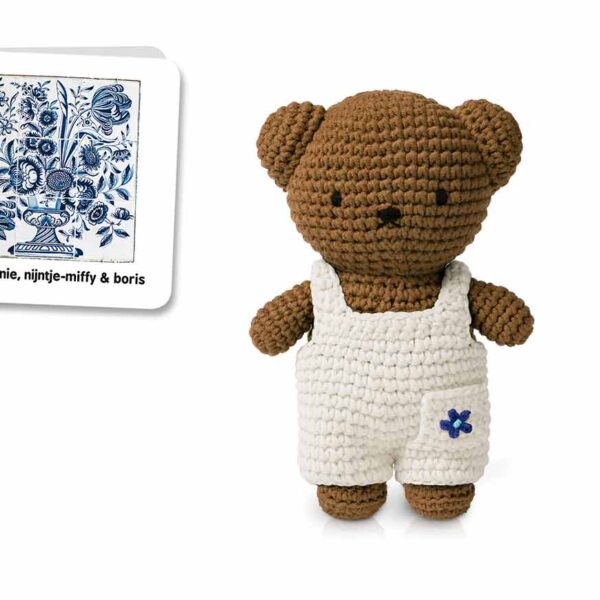 BORIS gehäkeltes Kuscheltier - Delft Blue Overall