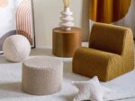 Sitzpuff Teddy beige – Bild 2