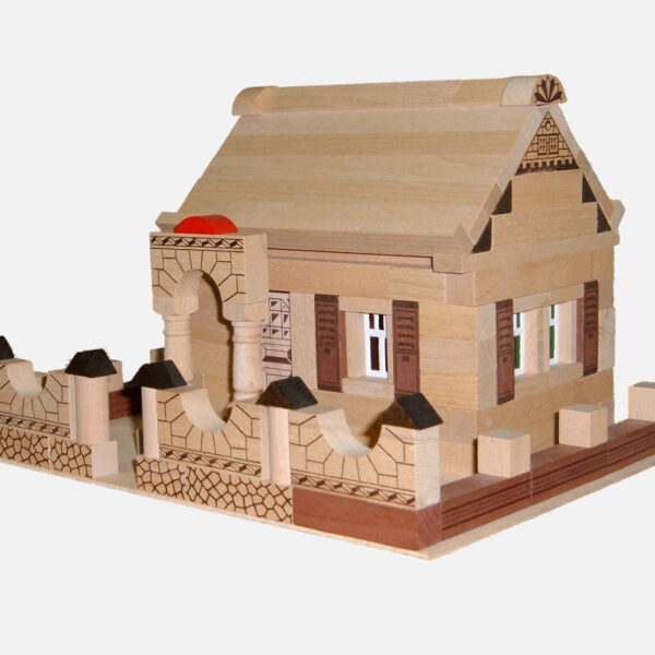 Blumenauer Holzbaukasten Noblesse Haus 150 Teile