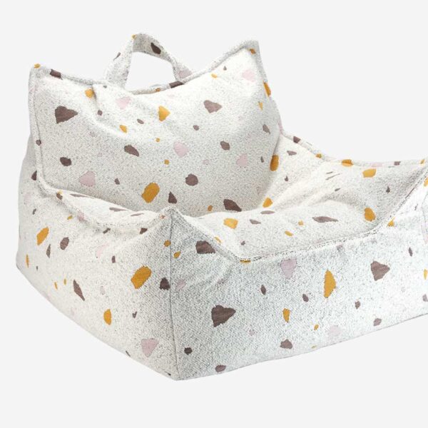Kindersessel & Sitzsack, Terrazzo Marble