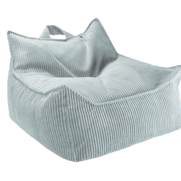 Kindersessel & Sitzsack, cord peppermint green
