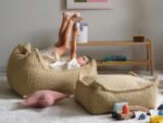 Kindersessel & Sitzsack, teddy matcha – Bild 5