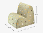 Kindersessel Cloud Terrazzo Moss – Bild 2