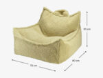 Kindersessel & Sitzsack, teddy matcha – Bild 7