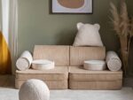 Spielsofa SETTEE, beige 9-tlg. – Bild 4