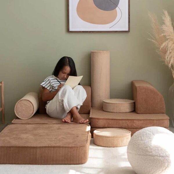 Spielsofa SETTEE, toffee 9-tlg.