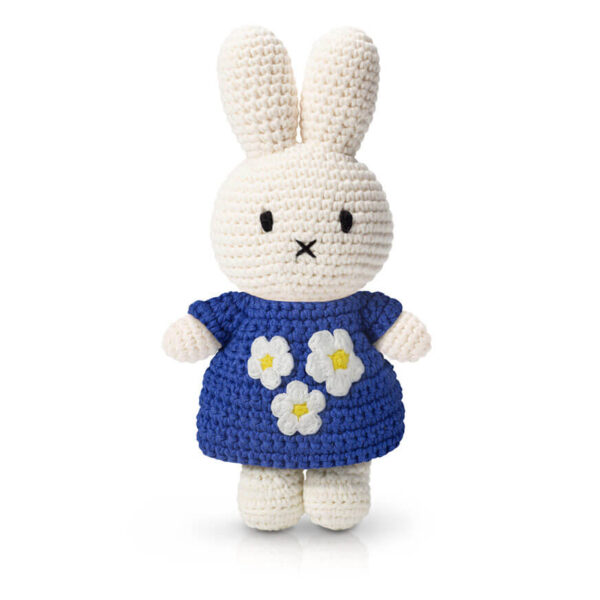 MIFFY Kuschelhase - im blauen Geburtstagskleid