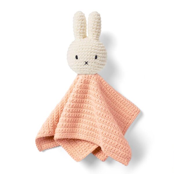 MIFFY gehäkeltes Schmusetuch, pastel pink