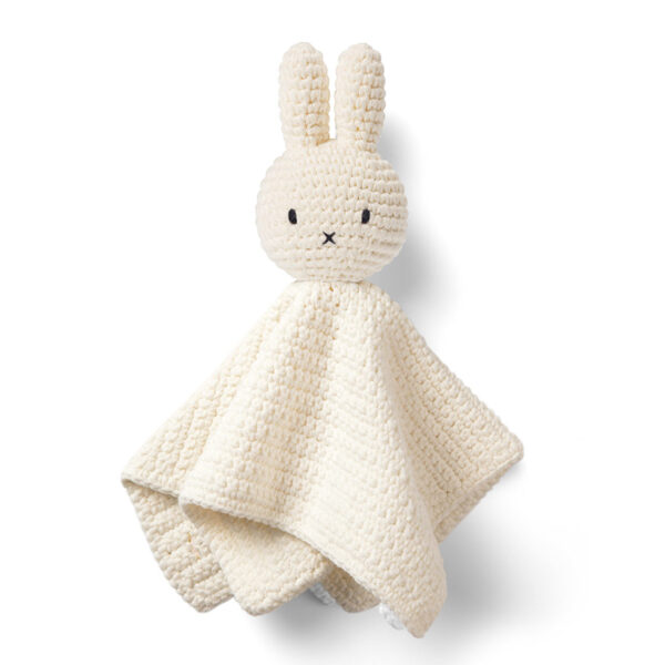 MIFFY gehäkeltes Schmusetuch, white