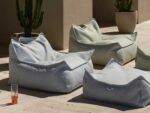 Outdoor Sitzsack & Ottoman-Set Farbe Azure – Bild 6