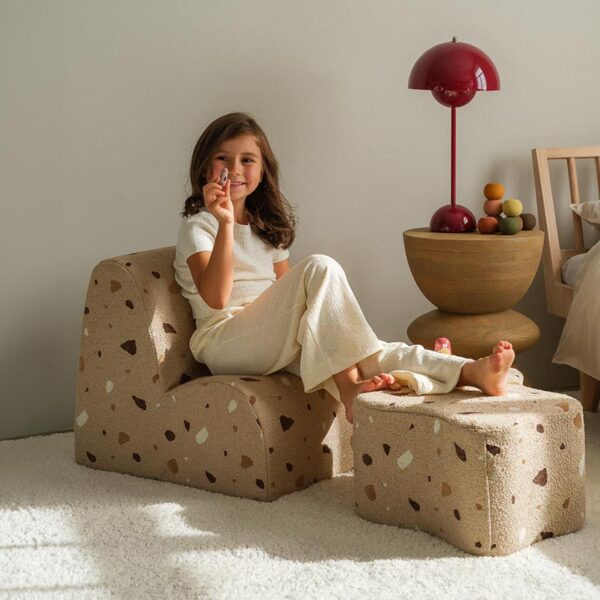 Kindersessel Cloud Terrazzo Sand