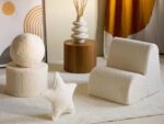 Sitzpuff Teddy cream – Bild 2
