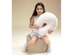 Sitzpuff Teddy beige – Bild 4