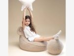 Sitzsack Teddy beige – Bild 2