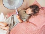 Kindersessel & Sitzsack, Kord Pink mousse, Altrosa – Bild 7