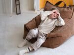 Kindersessel & Sitzsack, cord toffee – Bild 4