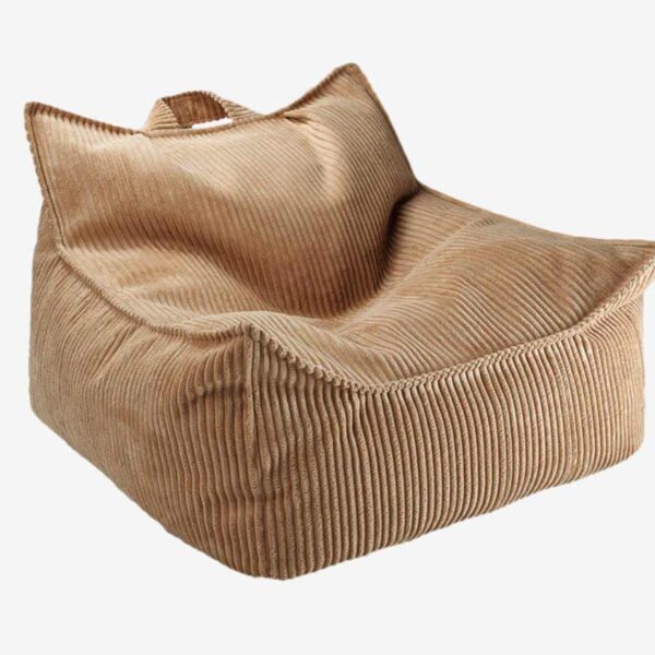 Kindersessel & Sitzsack, cord toffee