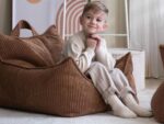 Kindersessel & Sitzsack, cord toffee – Bild 2