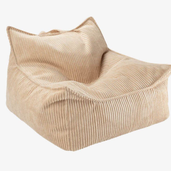 Kindersessel & Sitzsack, cord brown sugar