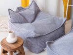 Kindersessel & Sitzsack, cord blueberry blue – Bild 7