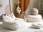 Kindersessel & Sitzsack, teddy cream – Bild 4