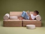 Spielsofa SETTEE, beige 9-tlg. – Bild 2
