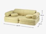 Spielsofa SETTEE, Matcha 9-tlg. – Bild 5