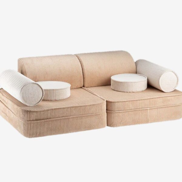 Spielsofa SETTEE, beige 9-tlg.