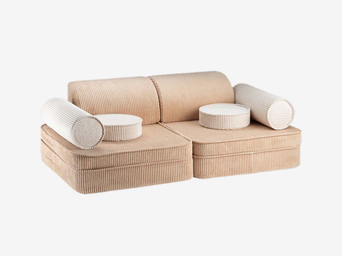 Sofa-Wigiwama-fuer-Kinder-1.jpg Spielsofa SETTEE, beige 9-tlg. – Bild 1