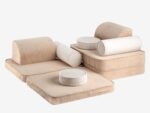 Spielsofa SETTEE, beige 9-tlg. – Bild 6
