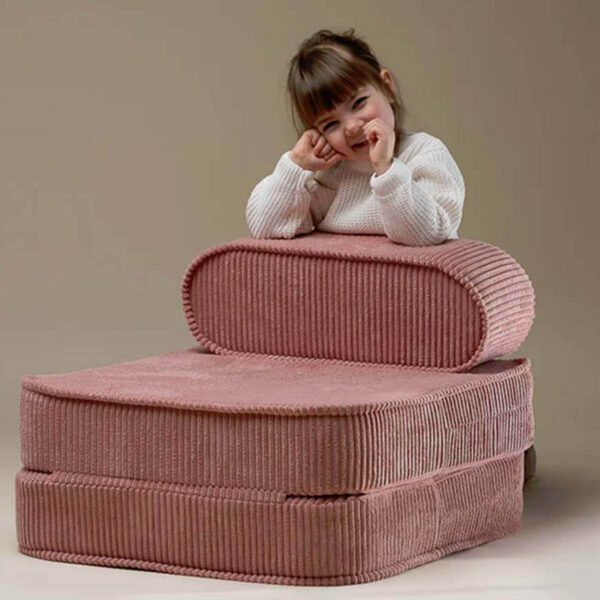 Flip Schlafsessel & Spielmatratze, Pink Mousse