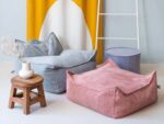 XL Sitzkissen SQUARE, cord pink mousse – Bild 3