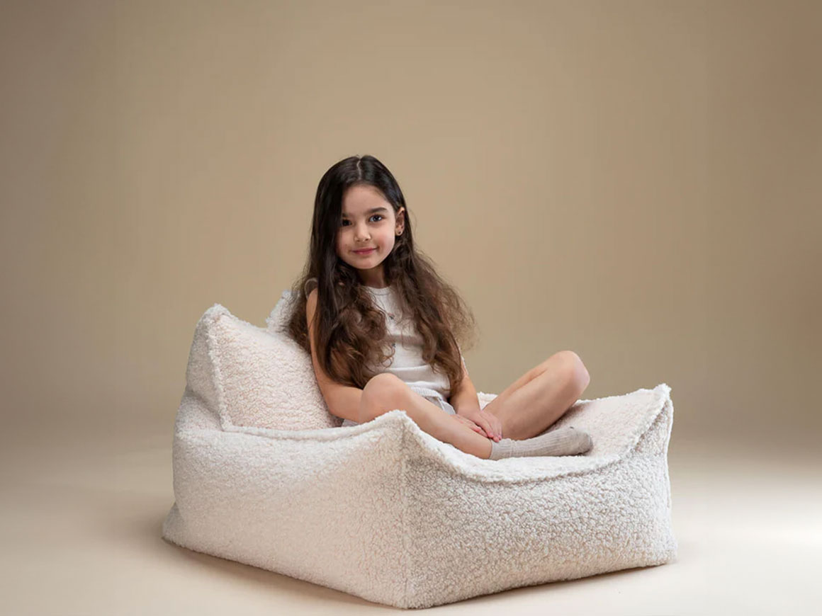 beanbag-teddy-cream-wigiwama-1.jpg Kindersessel & Sitzsack, teddy cream – Bild 1