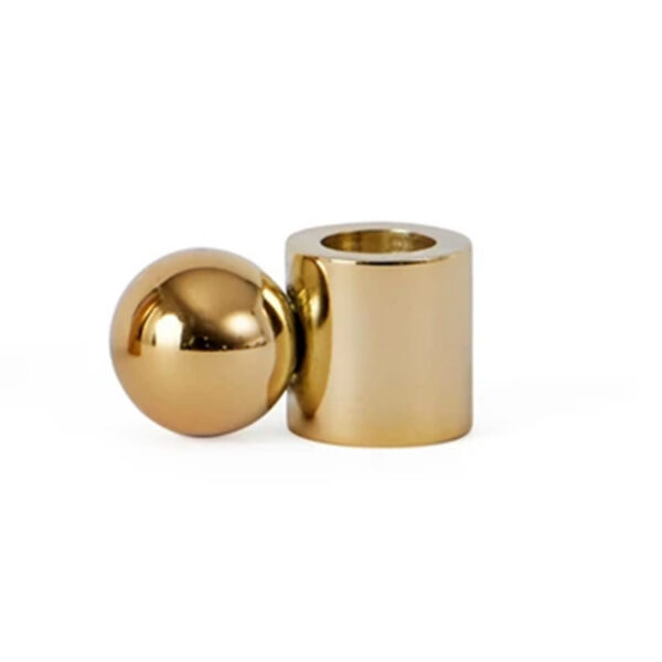 Palloa Kerzenhalter Low Brass - OYOY living