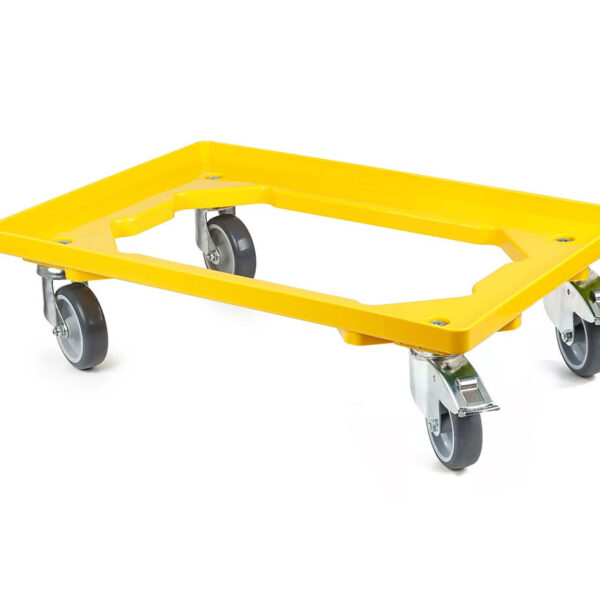 Rollrahmen gelb für Ay-Kasa Faltkiste MAXI