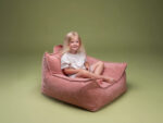 Kindersessel & Sitzsack, Kord Pink mousse, Altrosa – Bild 4