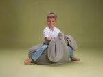 Kindersessel & Sitzsack Bunny, Misty Green – Bild 4