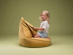 Kindersessel & Sitzsack Bunny, Salted Caramel – Bild 4