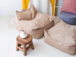 XL Sitzkissen SQUARE, cord brown sugar – Bild 4