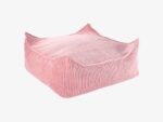 XL Sitzkissen SQUARE, cord pink mousse