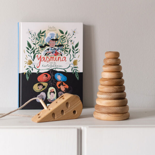 Fädelspiel Käse, Lotes Toys