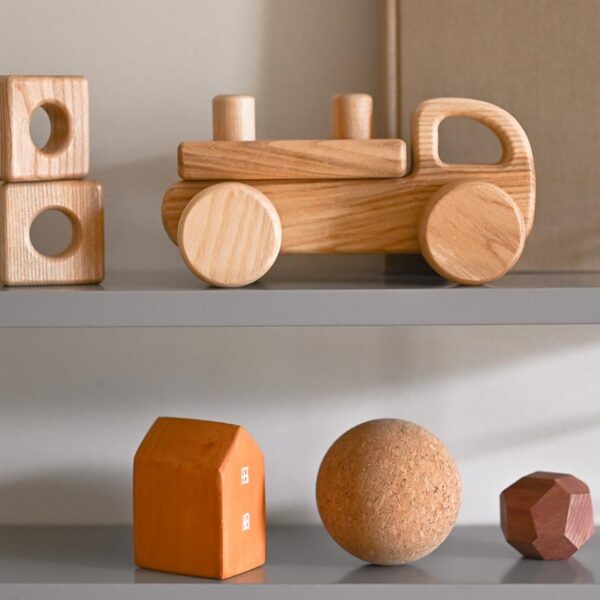 Holzauto Steckspiel, Lotes Toys