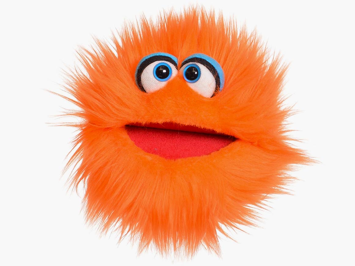 Klops-Quatschkoeppe-living-puppets.jpg Klops, Handpuppe – Bild 1