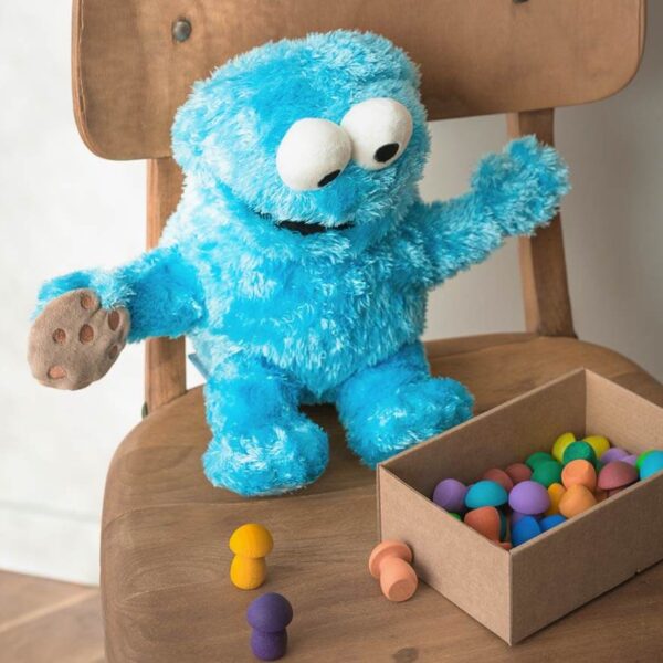 Krümelmonster Handpuppe