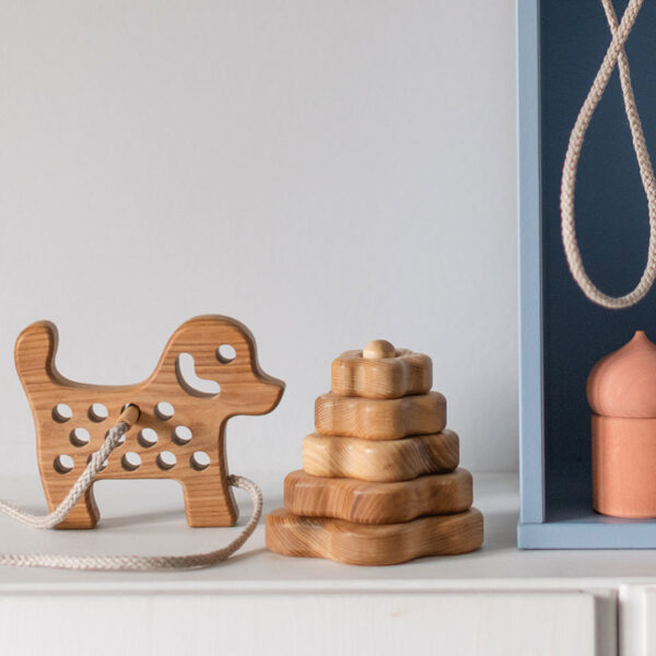 Stapelturm Blume, klein Lotes Toys