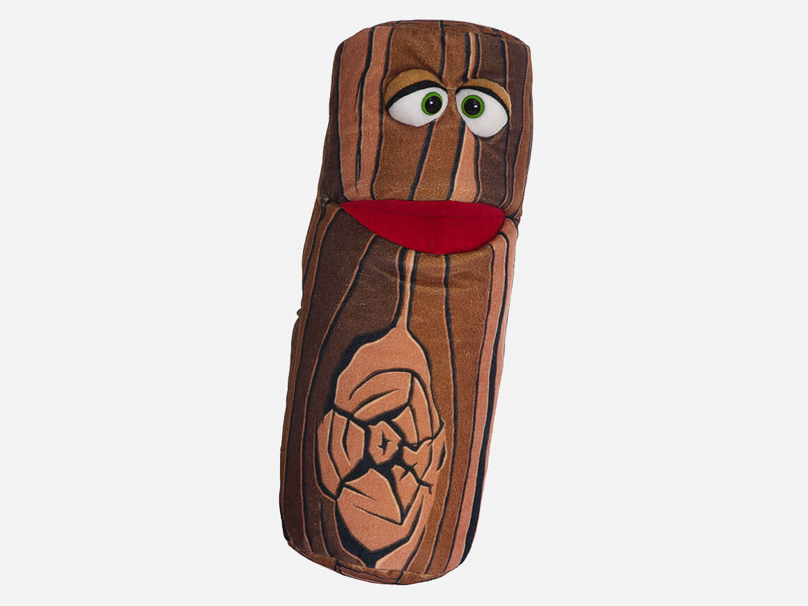 Vollpfosten-W869-Doesbaddel-Collection-living-puppets.jpg Vollpfosten Handpuppe – Bild 1