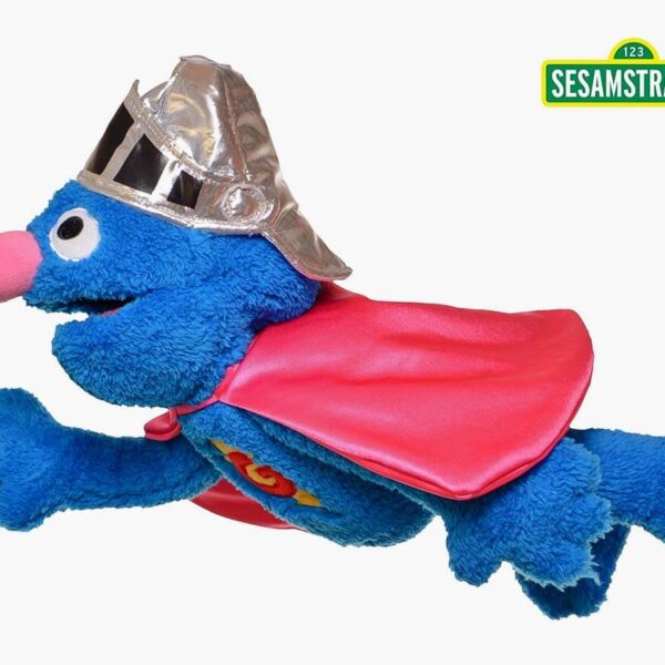 kleiner Supergrobi Handpuppe