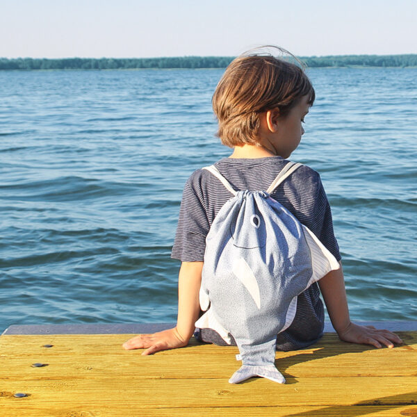 Kid Blue Silver Biddy Rucksack